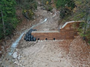 芦間川復旧治山工事